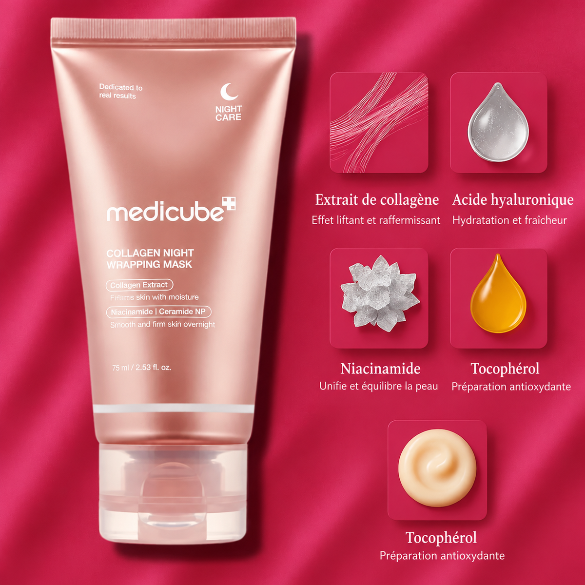 Medicube · Masque de nuit au collagène